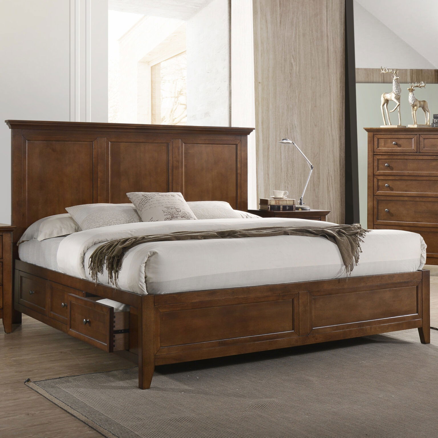 San Mateo Storage Bed | Tuscan - intercon-furniture